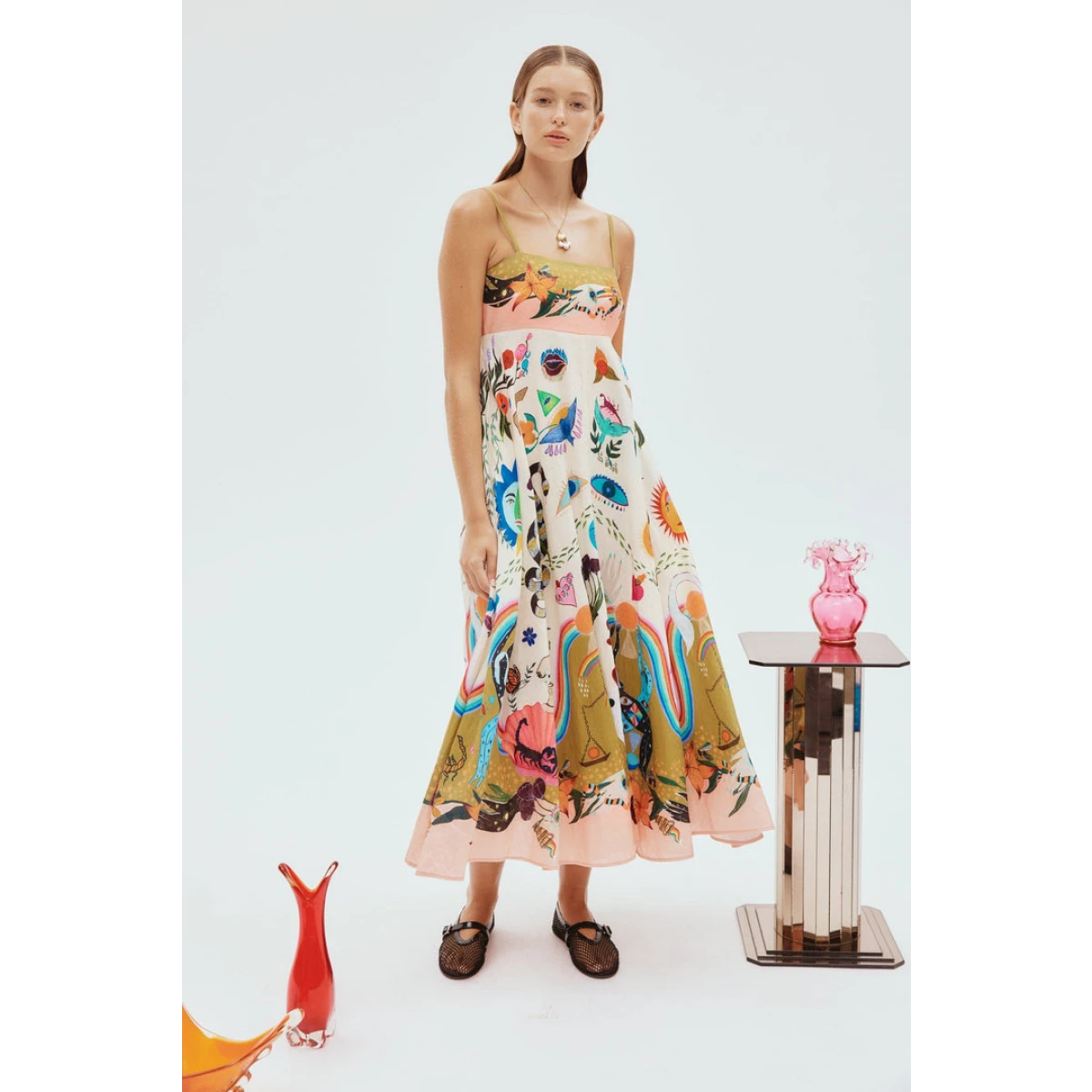 Alemais Evergreen Sundress