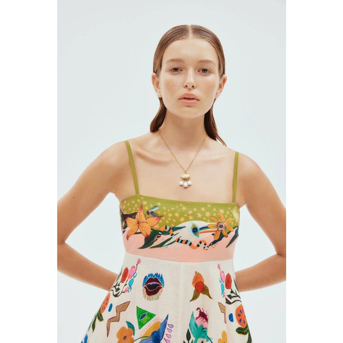 Alemais Evergreen Sundress