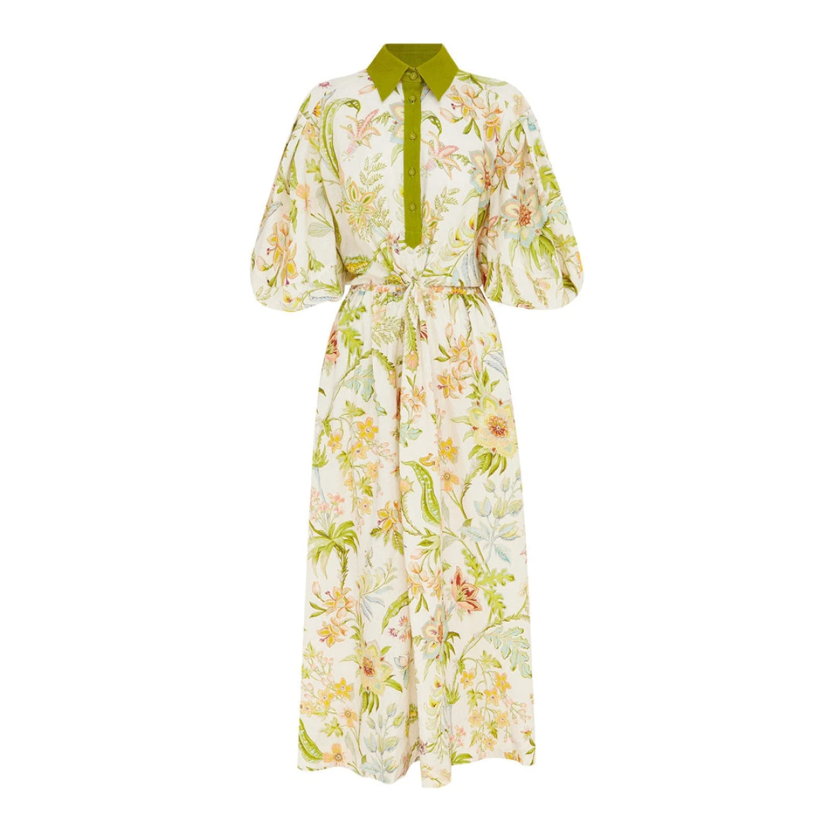 Alemais Ira Twist Front Shirtdress