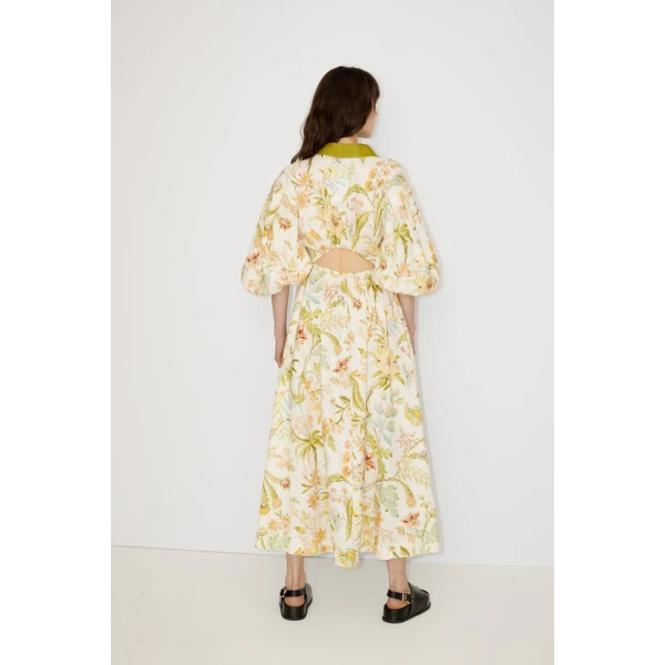 Alemais Ira Twist Front Shirtdress
