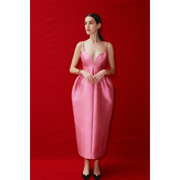 Alemais Priscilla Sculpt Midi Dress