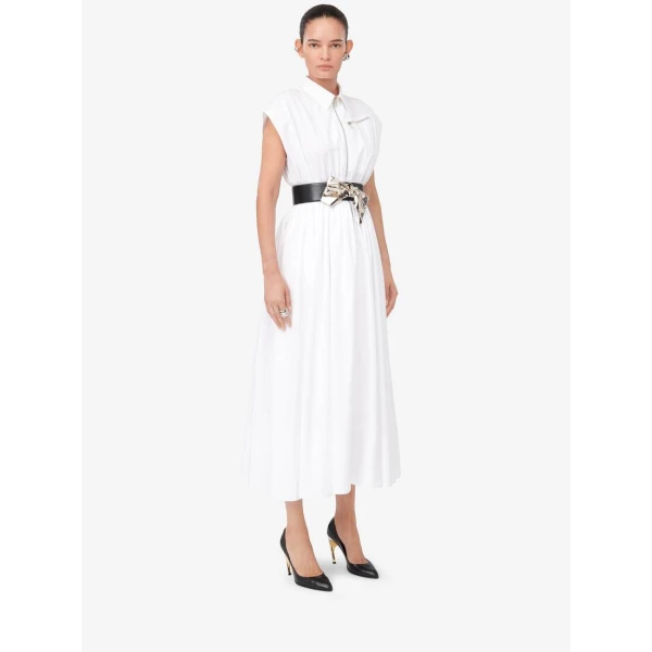 alexander mcqueen white dress