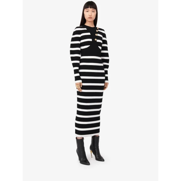 alexander mcqueen sttripe dress