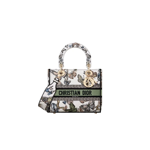 Dior Medium Lady D Lite Bag 1172659 nobg