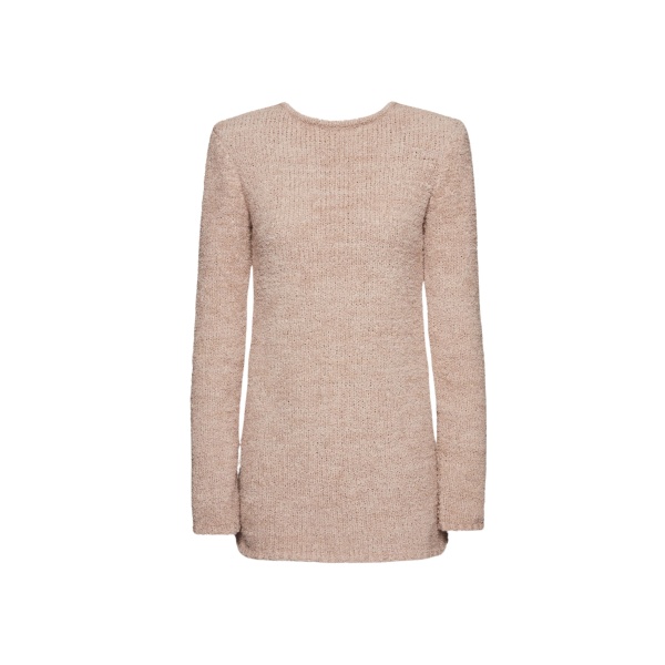 Magda Butrym Boucle knit mini dress in beige scaled66271 nobg