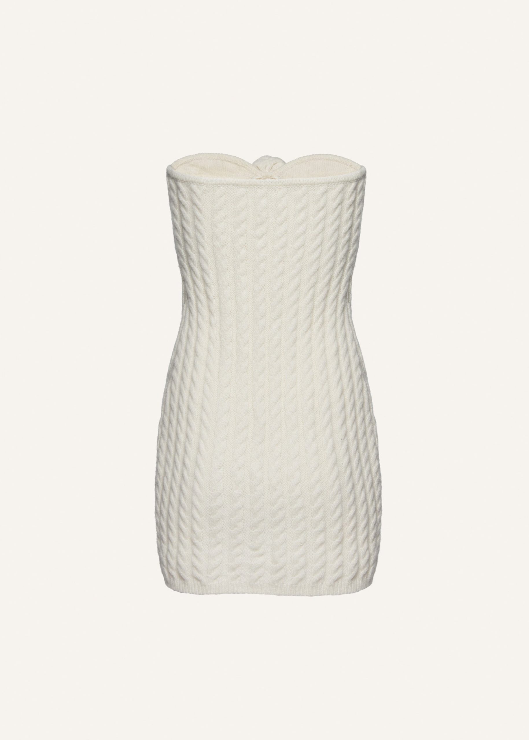 Magda Butrym Ivory Dress | Designer Collection | Coveti