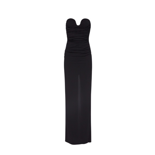 Magda Butrym Bustier maxi dress in black scaled82471 nobg