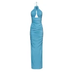 Magda Butrym Cutout jersey maxi dress in blue scaled36337 nobg