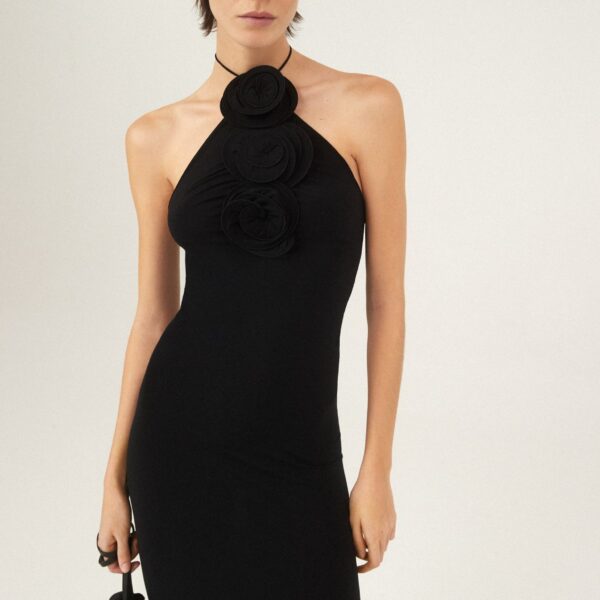 Magda Butrym Black Dress | Designer Collection | Coveti