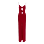 Magda Butrym Rosette jersey tank dress in red scaled75515 nobg