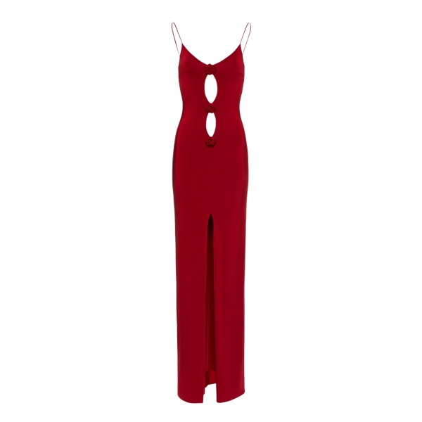 Magda Butrym Rosette jersey tank dress in red scaled75515 nobg