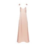 Magda Butrym Silk slip dress in peach scaled87301 nobg