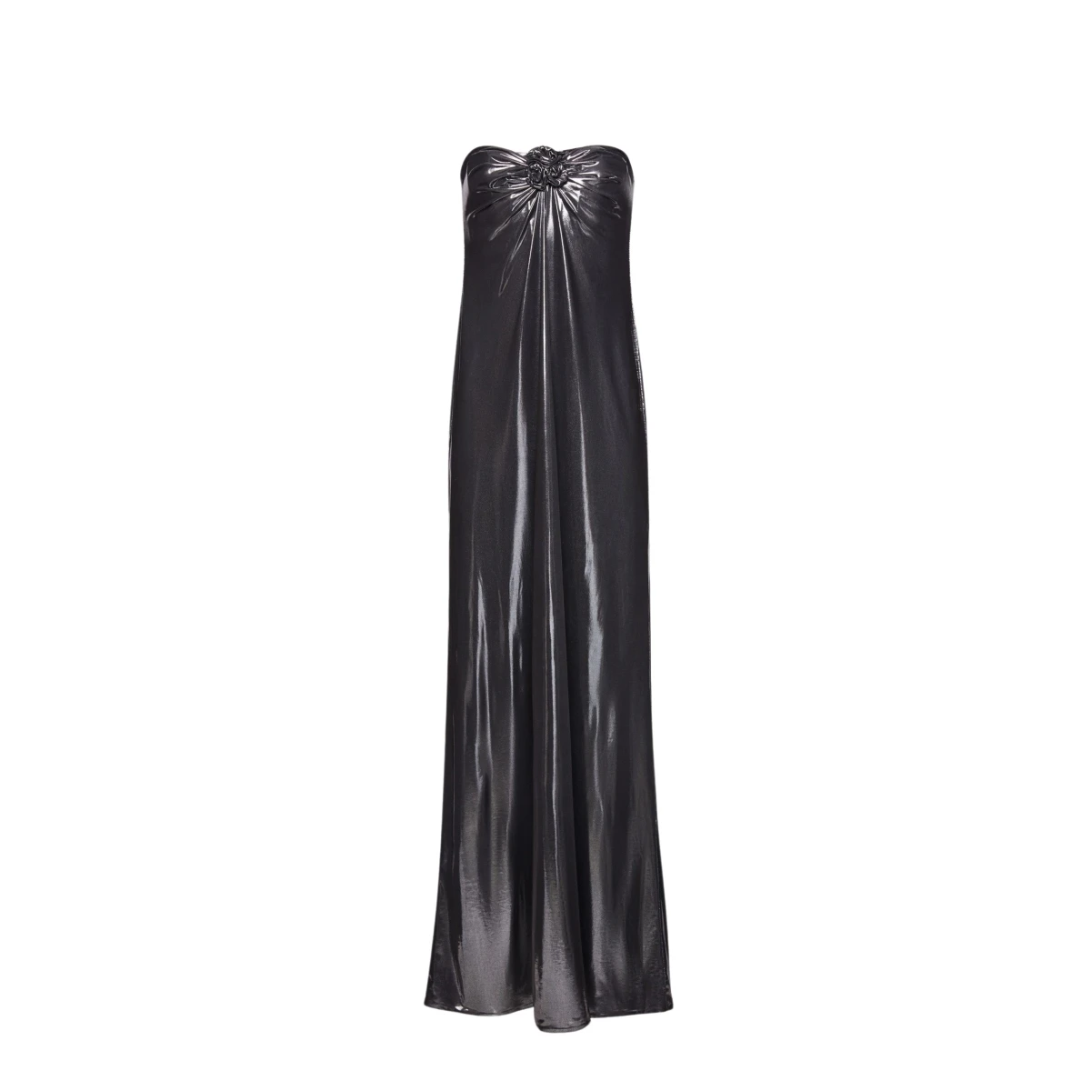 Magda Butrym Strapless maxi dress in silver scaled29417 nobg