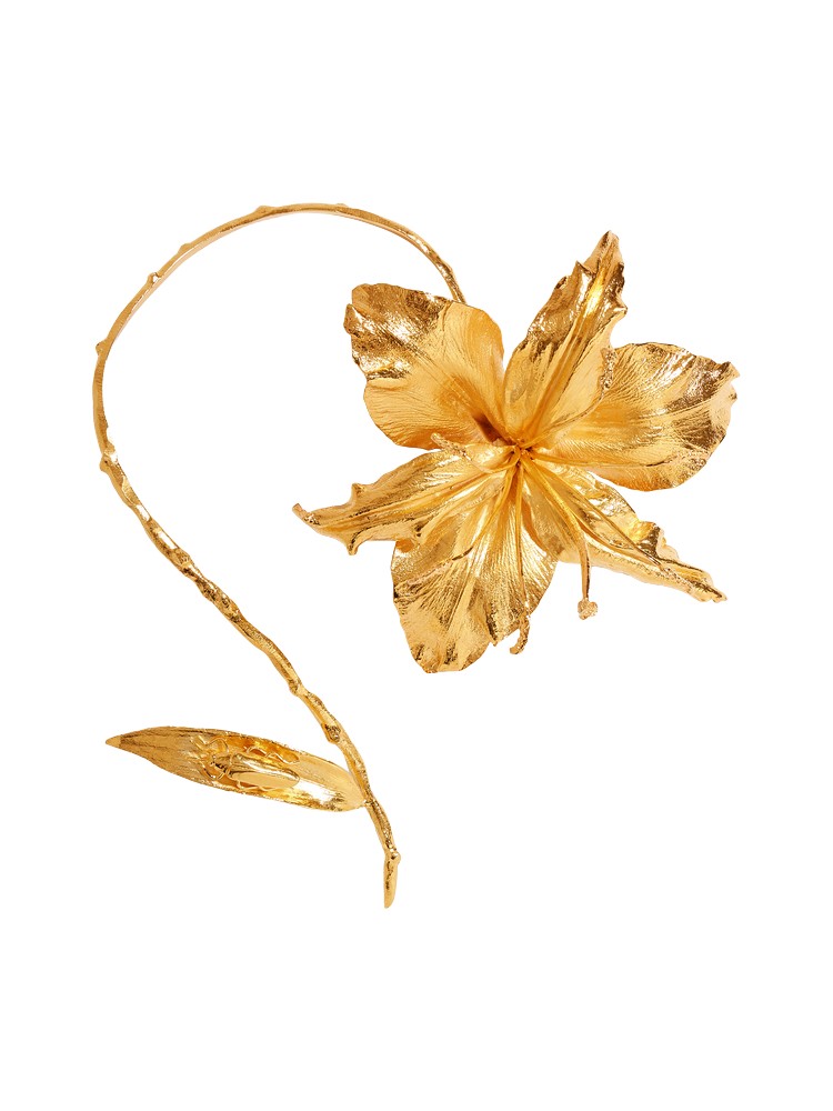 Schiaparelli Fleur De Lis Necklace22542 nobg