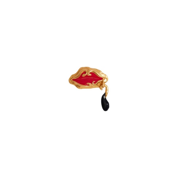 Schiaparelli Mouth Brooch77356 nobg