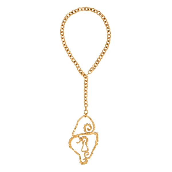 Schiaparelli Surrealist Padlock Pendant Necklace68702 nobg