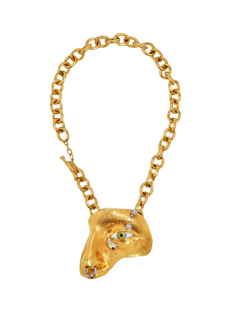 Schiaparelli Visage Necklace 223481 nobg