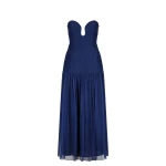 Shona-Joy-Isola-Strapless-Ruched-Midi-Dress-Tyrrhenian-Blue Shona Joy dress
