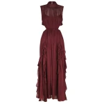 Shona-Joy-Marquis-Backless-Frill-Maxi-Dress-Deep-Wine Shona Joy dress