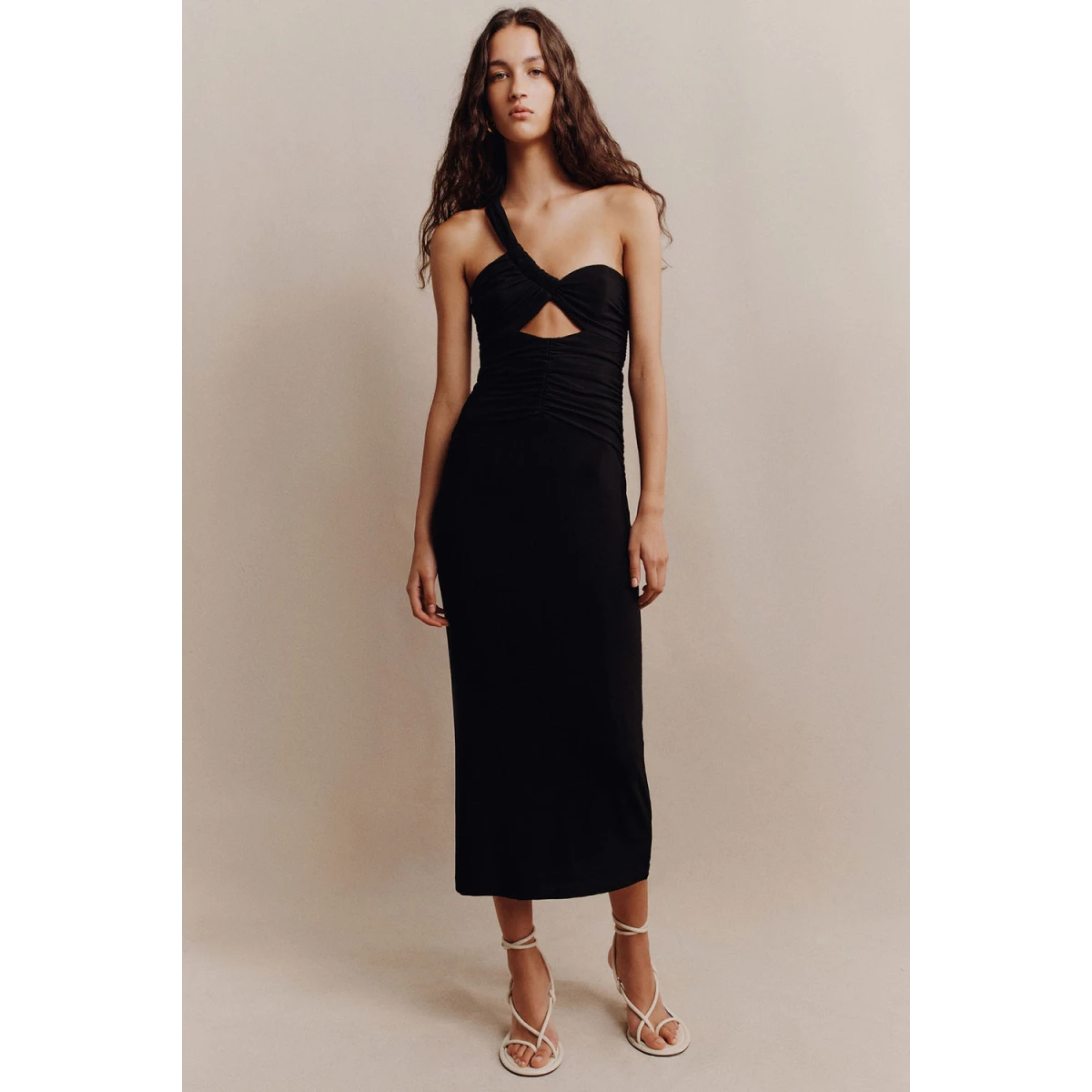 Shona joy bryant shop one shoulder midi dress