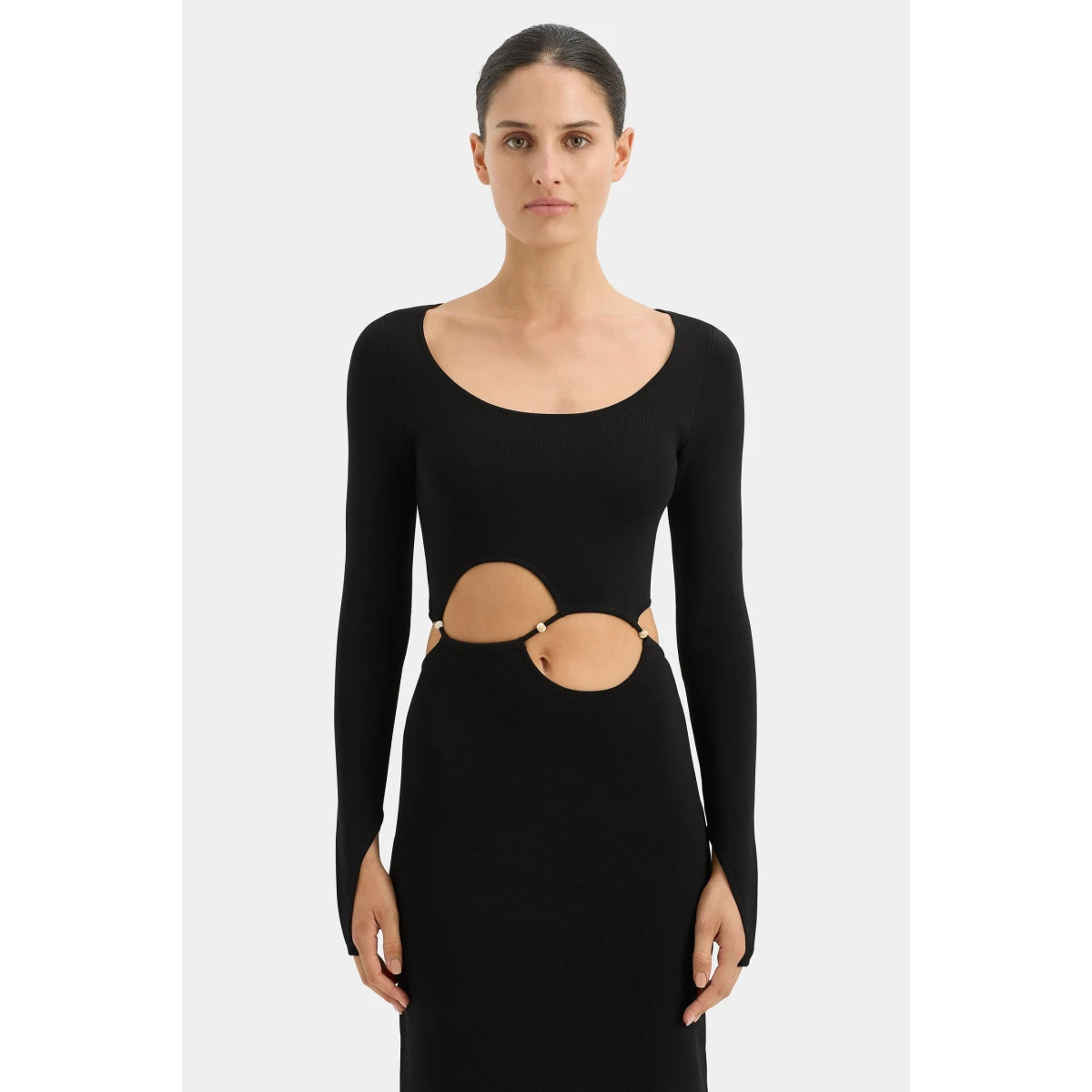 sir the label black dress