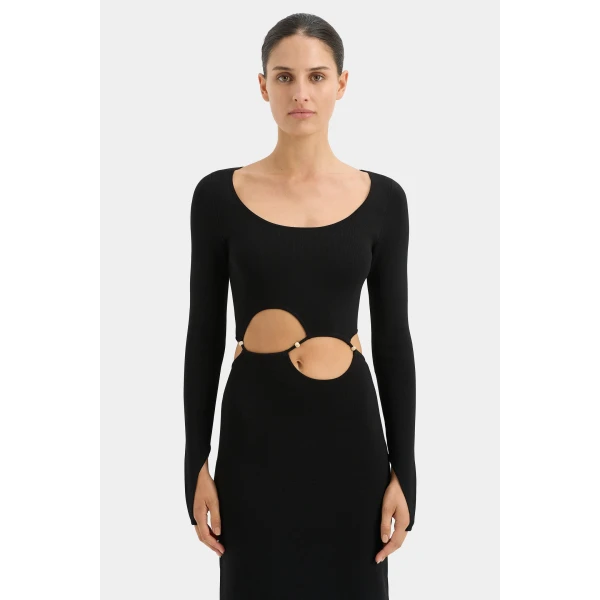 sir the label black dress