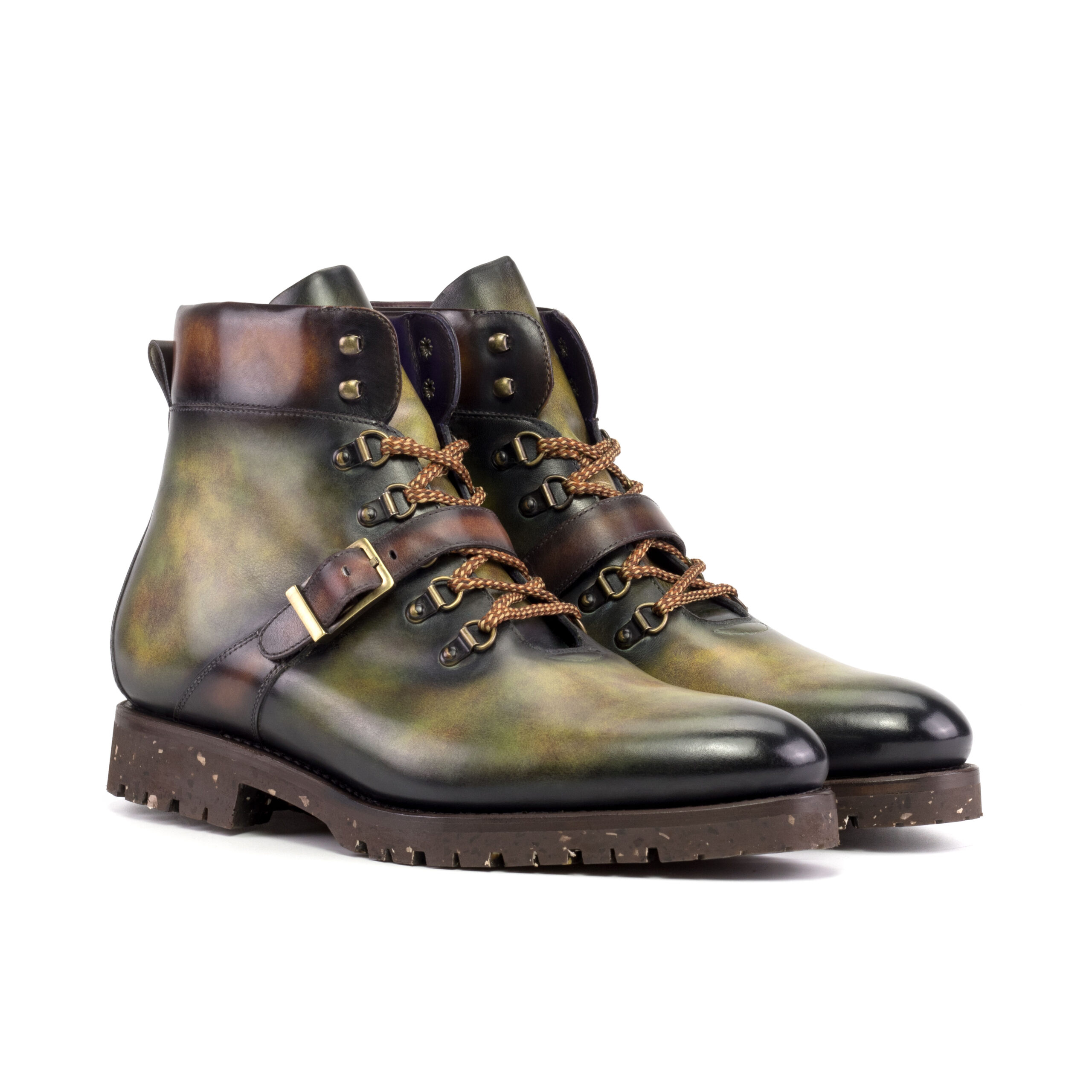 Green Hiking Boots Mens Boots Coveti