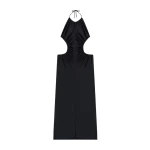 AZ FACTORY Halter Dress Black72807 nobg