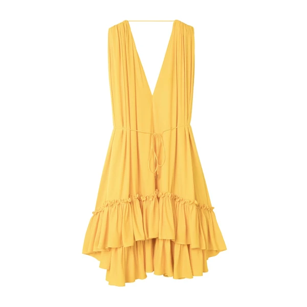 AZ FACTORY Marilyn Dress Yellow21238 nobg