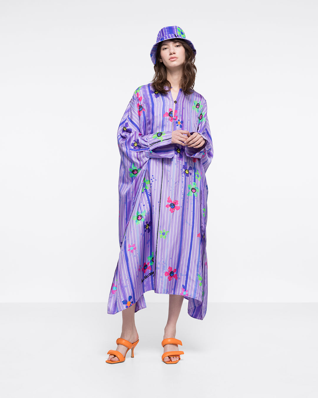Elanith Azure Kaftan Dress