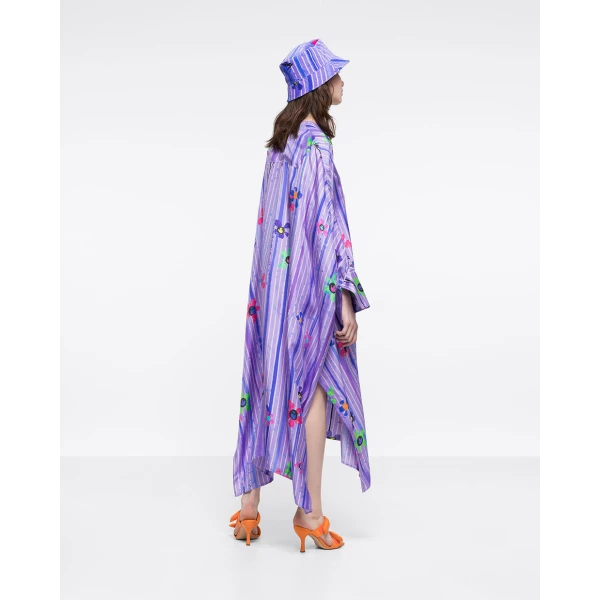 AZ FACTORY Silk-Twill Kaftan Dress