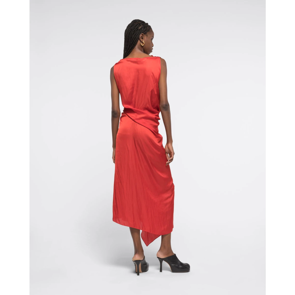 AZ FACTORY Sleeveless Draped Dress