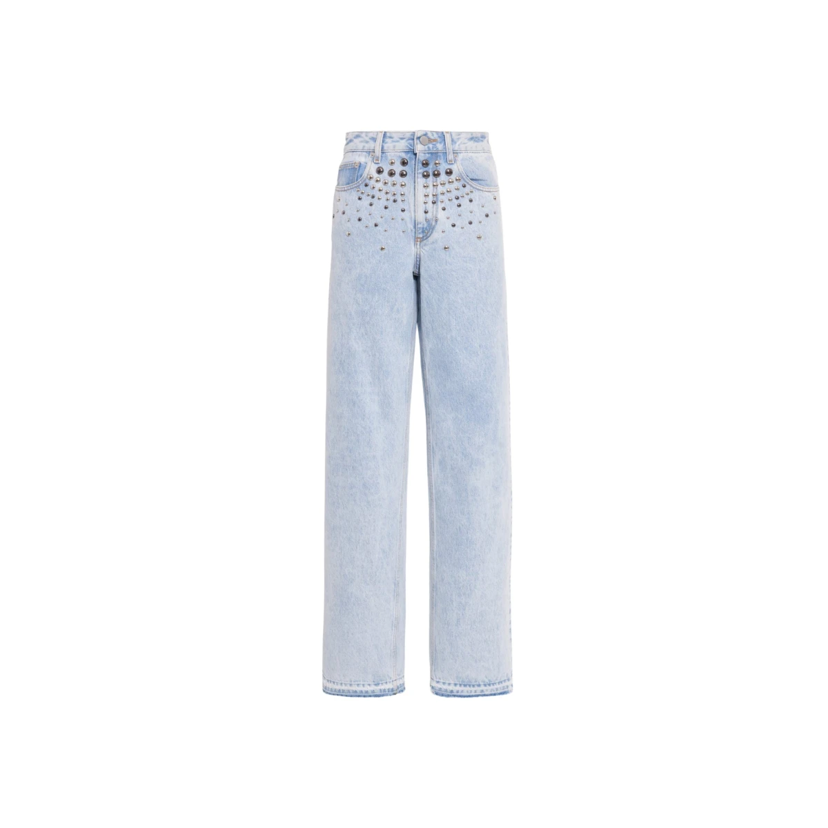 Alessandra Rich Denim Jeans With Studs scaled41805 nobg