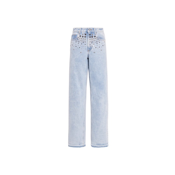 Alessandra Rich Denim Jeans With Studs scaled41805 nobg