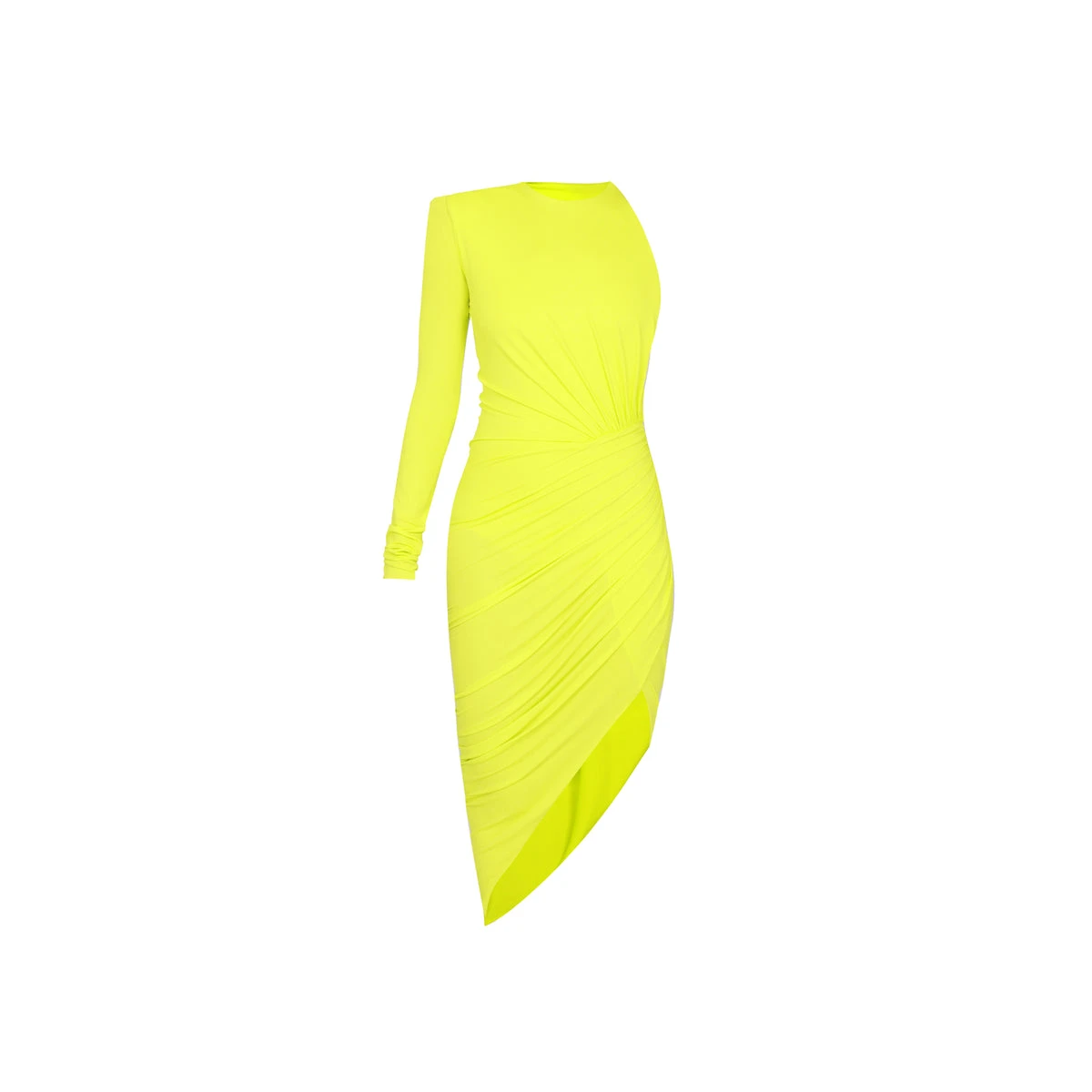 One shoulder in stretch jersey dress Alexandre Vauthier Haute Couture Designer Coveti