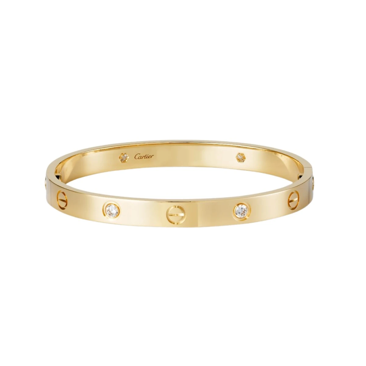 Cartier love 4 diamond bracelet hot sale