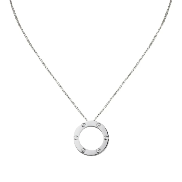 Cartier Love Necklace 3 Diamonds Fine Jewelry Designer Coveti