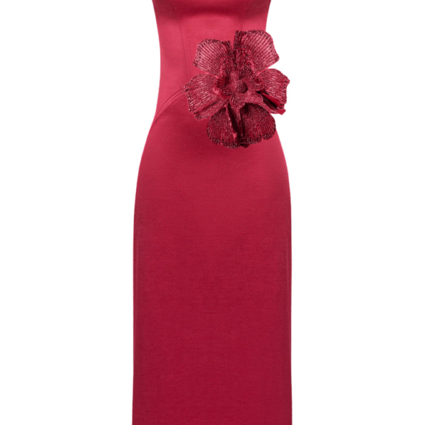 Loulou Brand Breakfast At TiffanyS Dress In Red85283 nobg