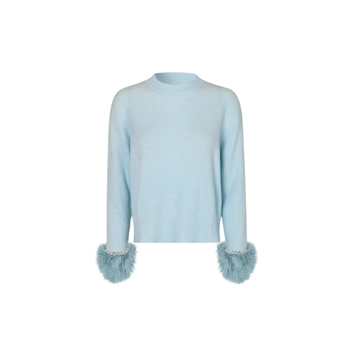 Loulou Brand Gigi Long Sleeve Sweater In Blue53789 nobg