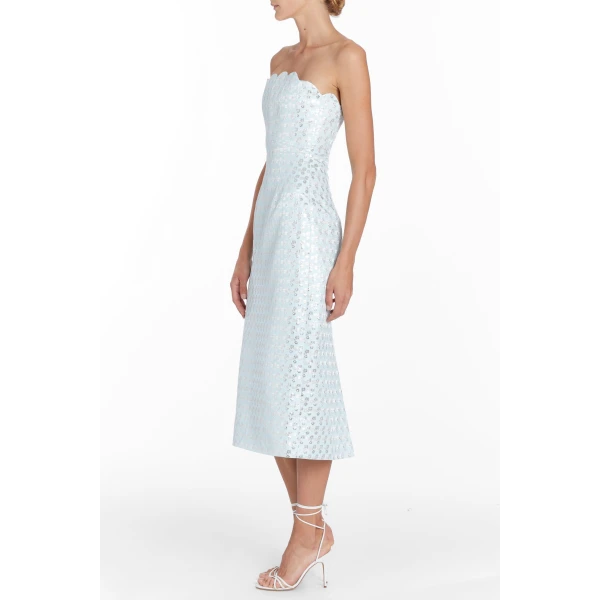 Marcella lace midi dress hotsell