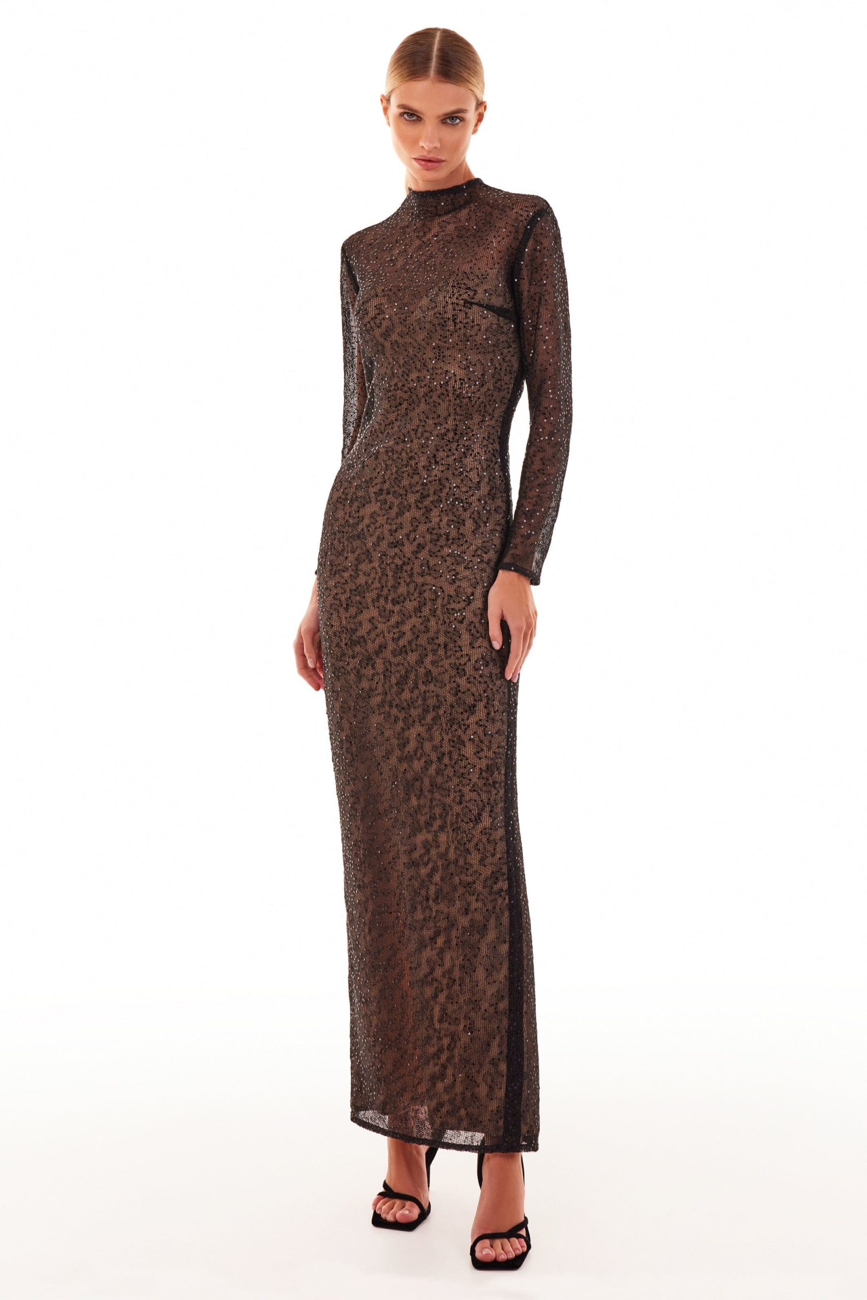 Alvaia Bow Crystal Embellished Maxi Dress