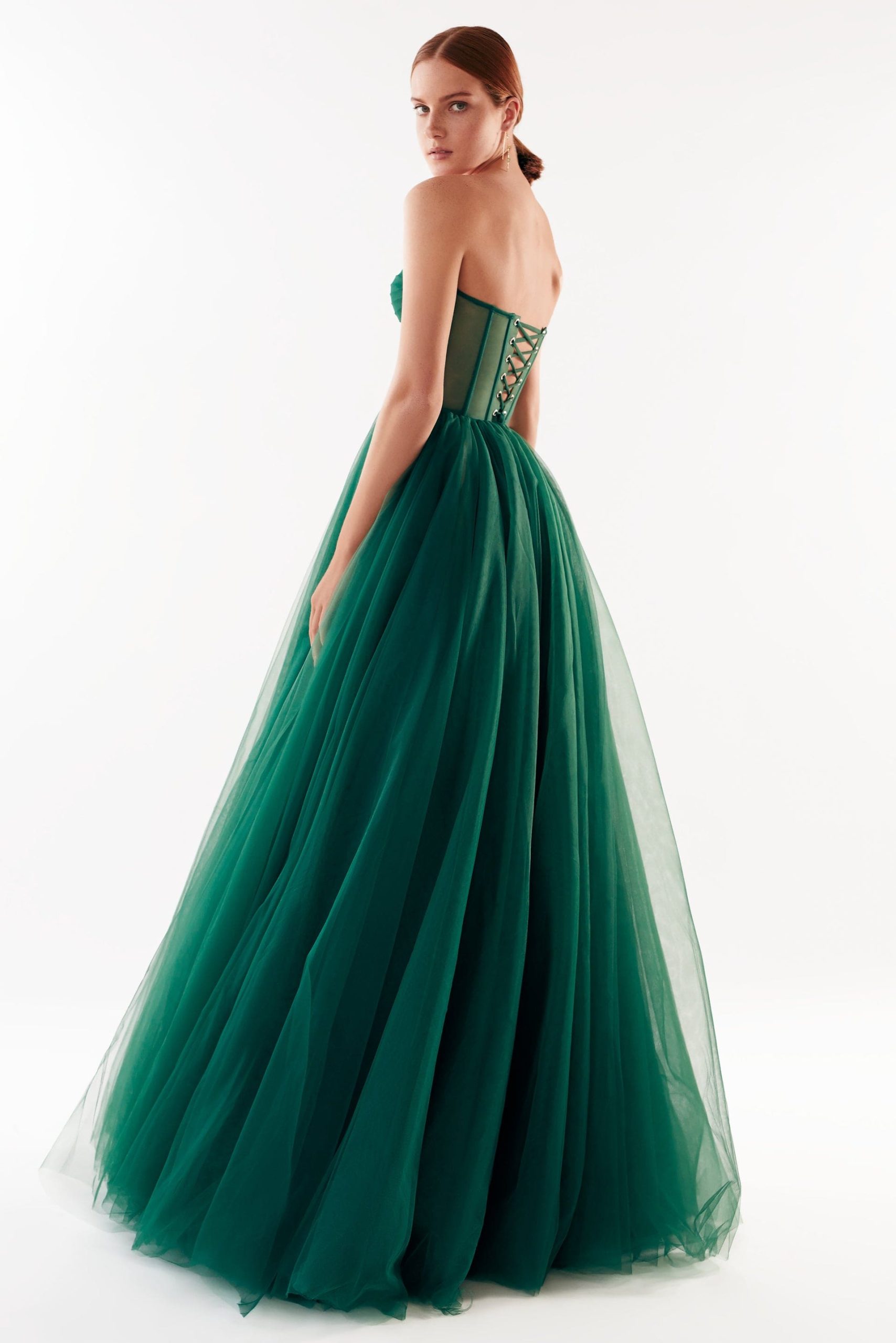 Corset Maxi Tulle Dress main image 0