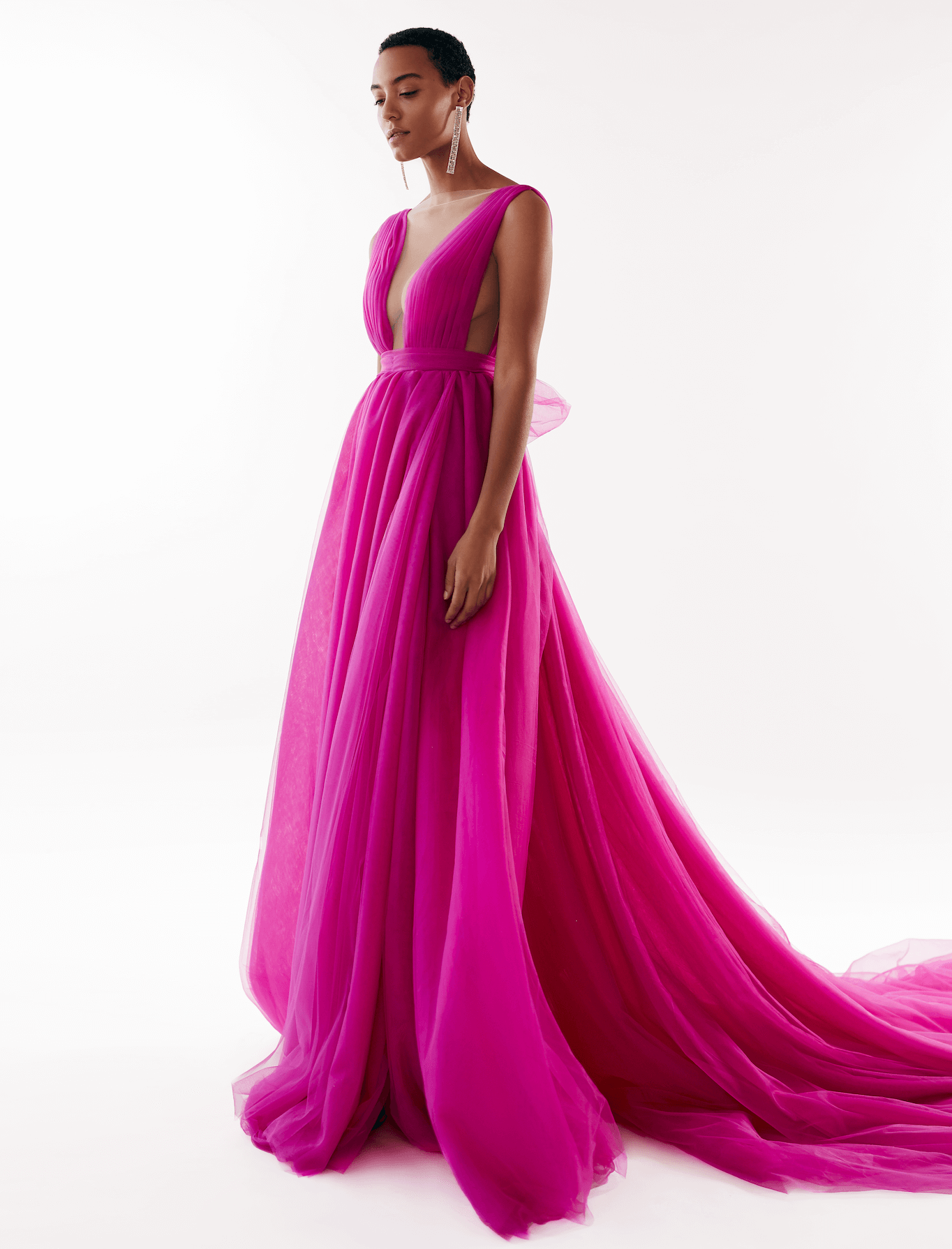 Fuchsia Tulle Dress