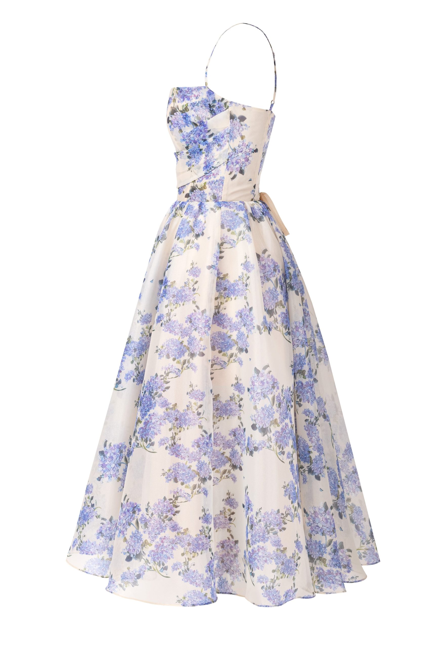 Milla Hydrangea Tie-Strap Dress