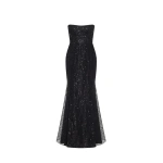 Milla Radiant maxi dress in black covered in sequins, Xo Xo