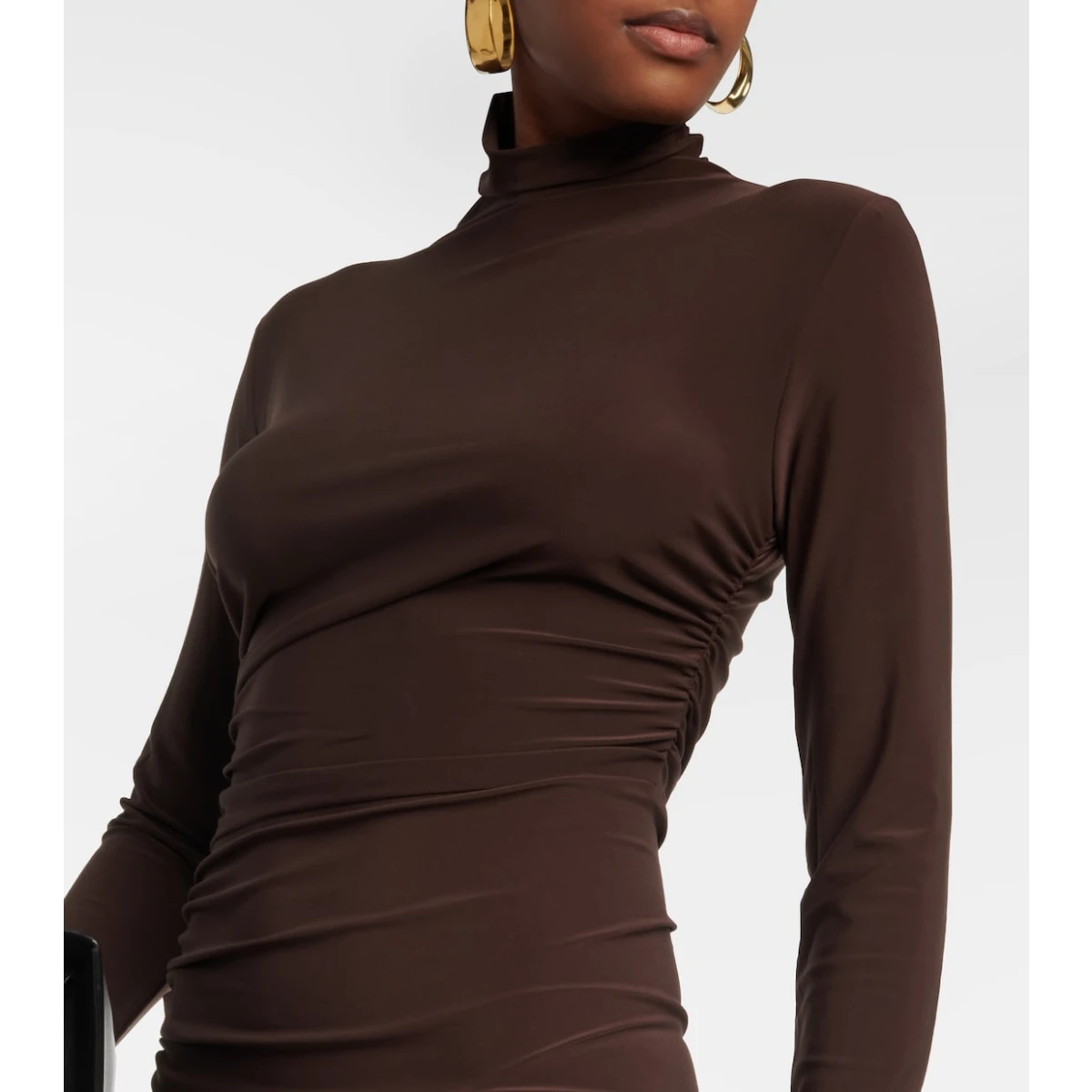 Norma kamali turtleneck dress hotsell