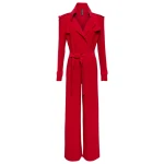 Norma Kamali Belted jumpsuit81877 nobg