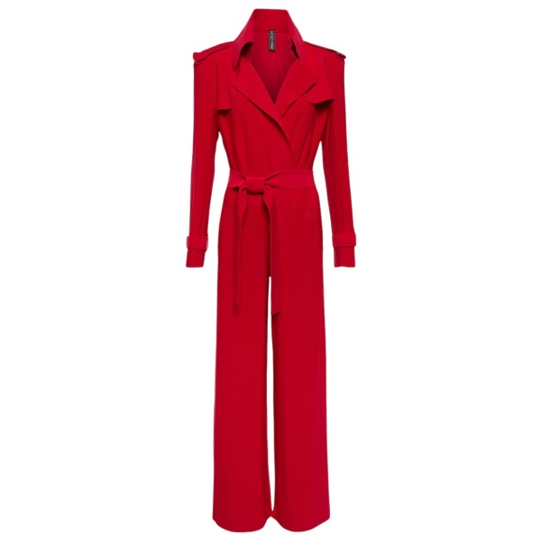 Norma Kamali Belted jumpsuit81877 nobg