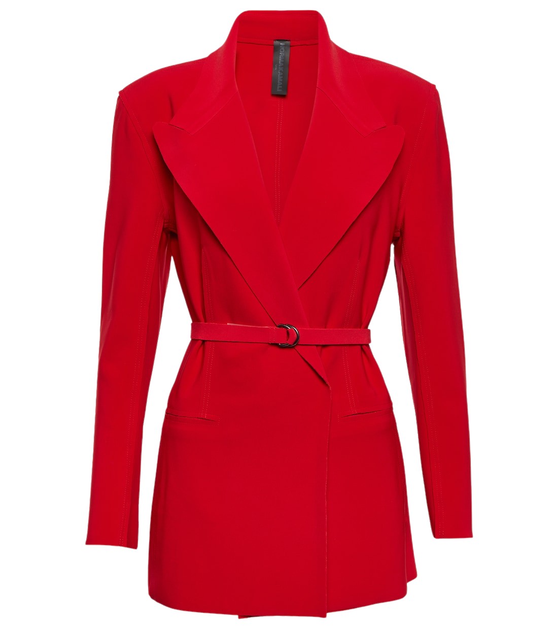 Norma Kamali Double breasted jersey blazer65487 nobg