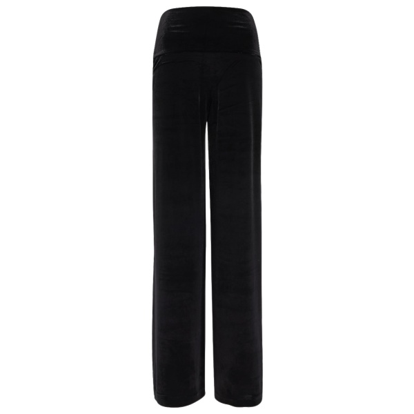 Norma Kamali Elephant velvet wide leg pants96393 nobg